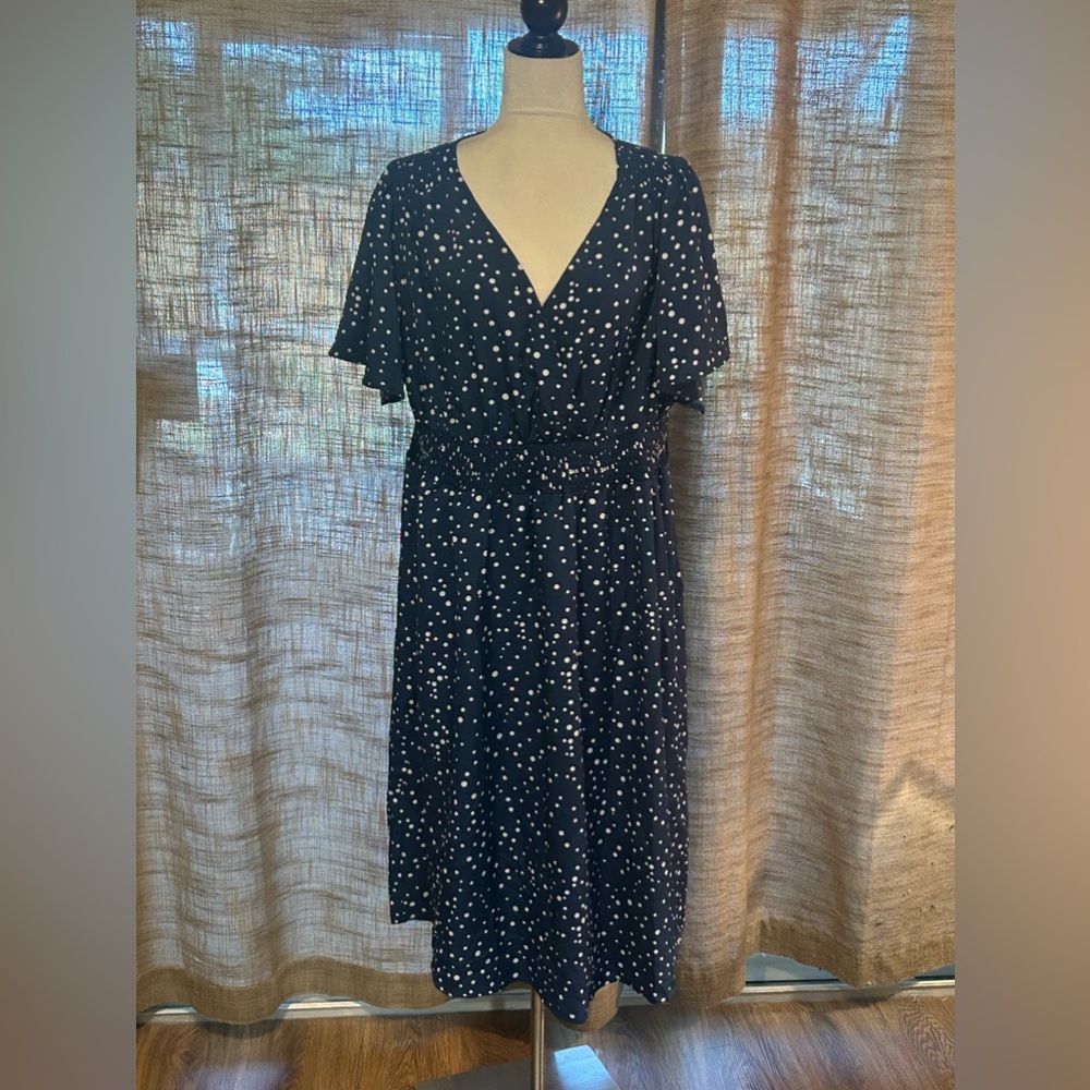 Bloom Chic Size 14/16W Polkadot‎ Dress